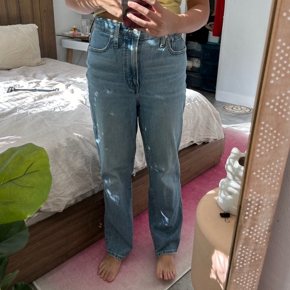 MADEWELL curvy perfect vintage straight jeans 👖 - Picture 3 of 5